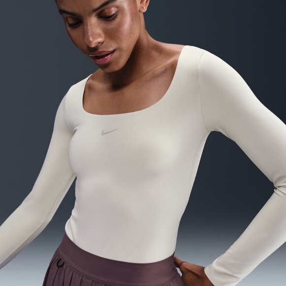 Nike Tops - Nike Form Fitted Long-Sleeve Bodysuit New With Tags Size M